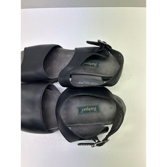 Rockport Vibram Around the Ankle Strap Size 9M Black - Picture 4 of 7